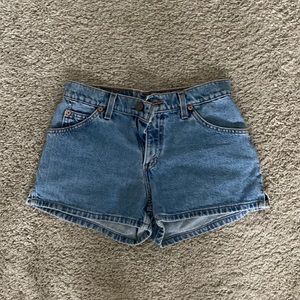 Levi’s- blue denim shorts